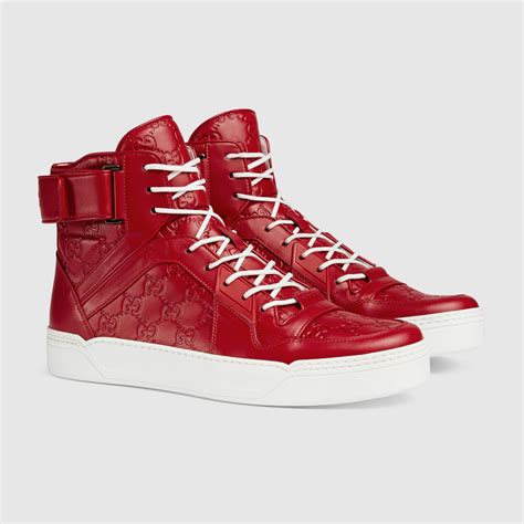 gucci shoes high tops price|farfetch gucci high top.